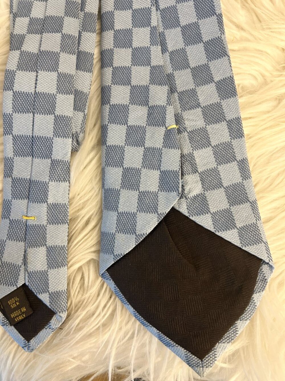 Louis Vuitton Damier Tie-dark and light blues - Picture 5 of 11
